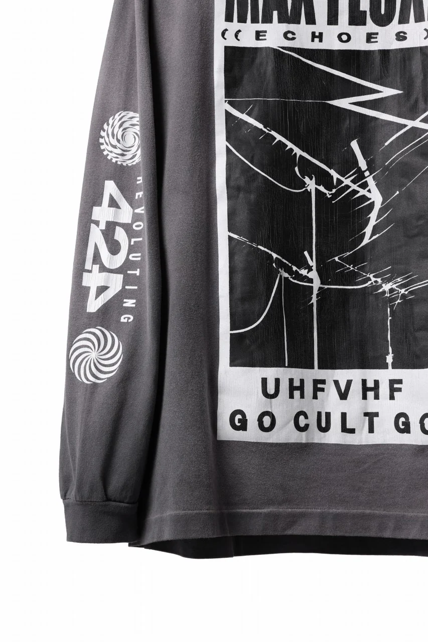 DEFORMATER.® x ZIG UR IDOL FADED & CRACKED LS TOPS - MAX FLUX (VINTAGE GREY) - Image 9