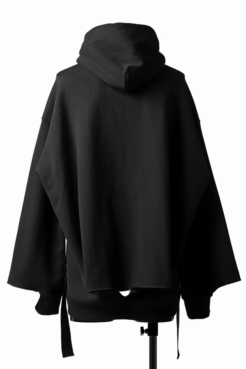 DEFORMATER.® CUTTING EDGE HOODIE / FLEECY HEAT COTTON (BLACK) - Image 13