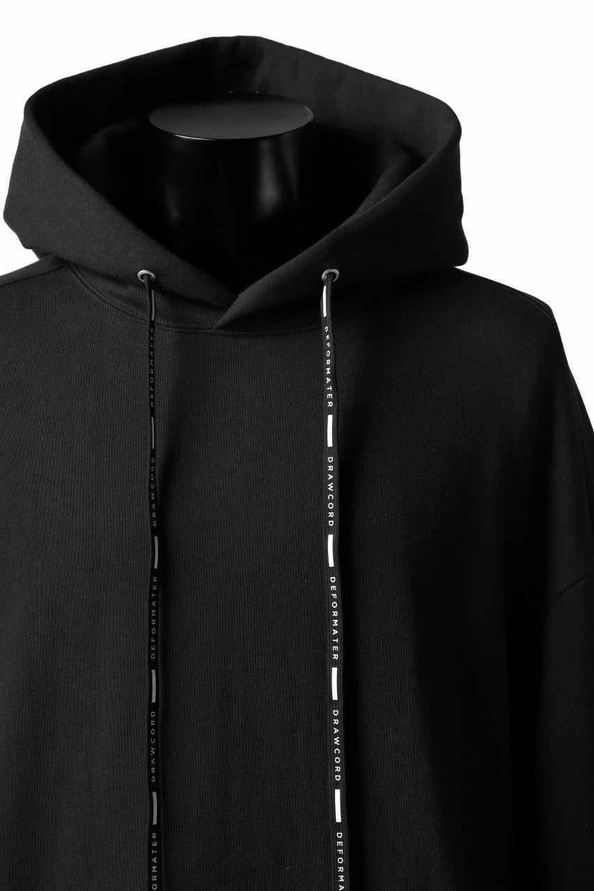 DEFORMATER.® CUTTING EDGE HOODIE / FLEECY HEAT COTTON (BLACK) - Image 17