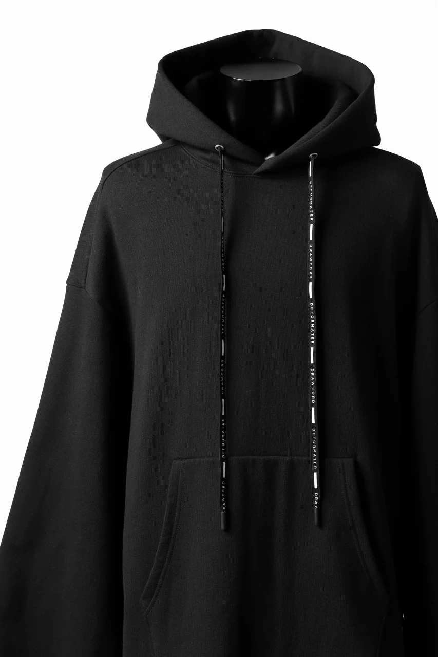 DEFORMATER.® CUTTING EDGE HOODIE / FLEECY HEAT COTTON (BLACK) - Image 18