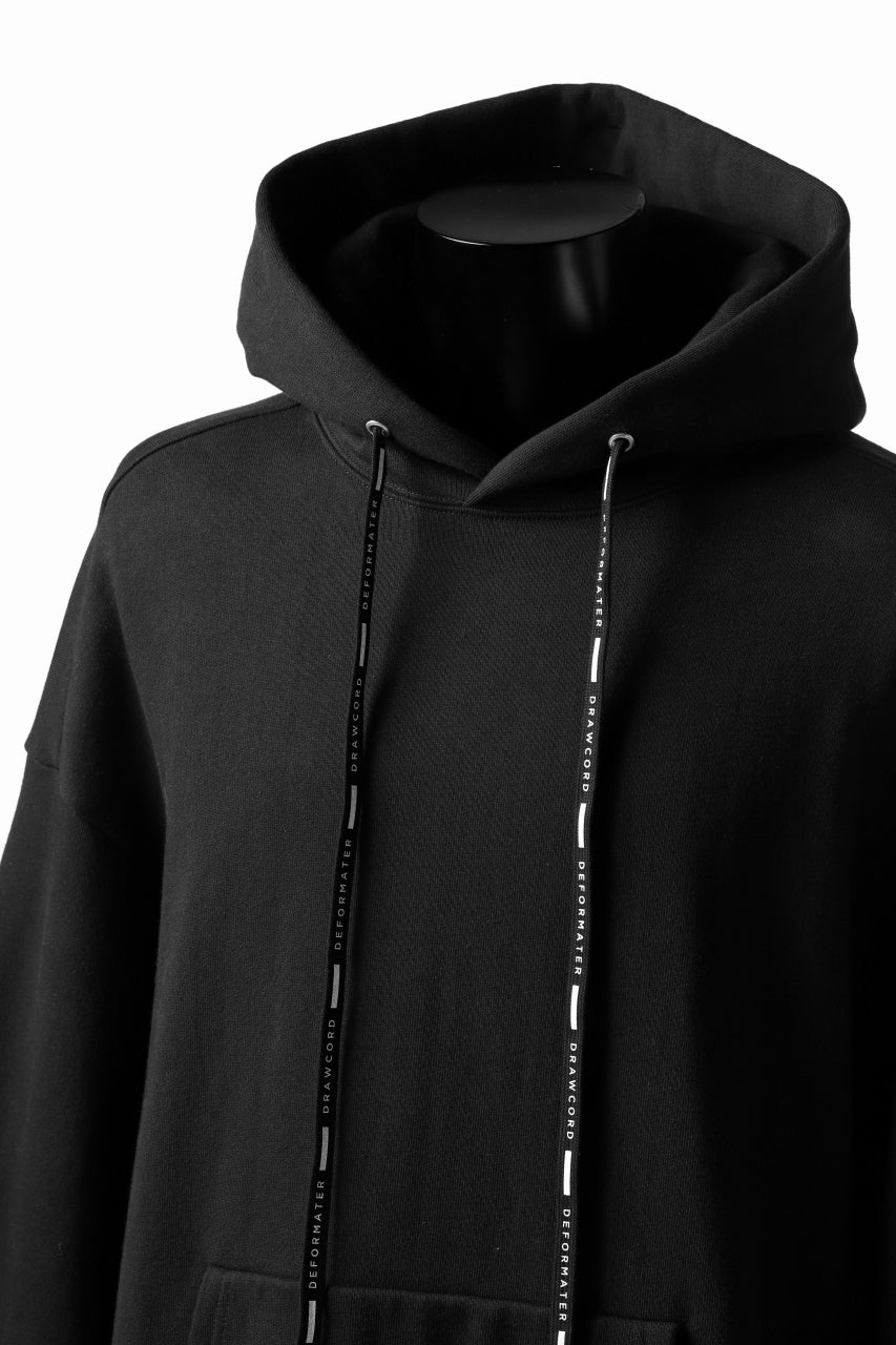 DEFORMATER.® CUTTING EDGE HOODIE / FLEECY HEAT COTTON (BLACK) - Image 19