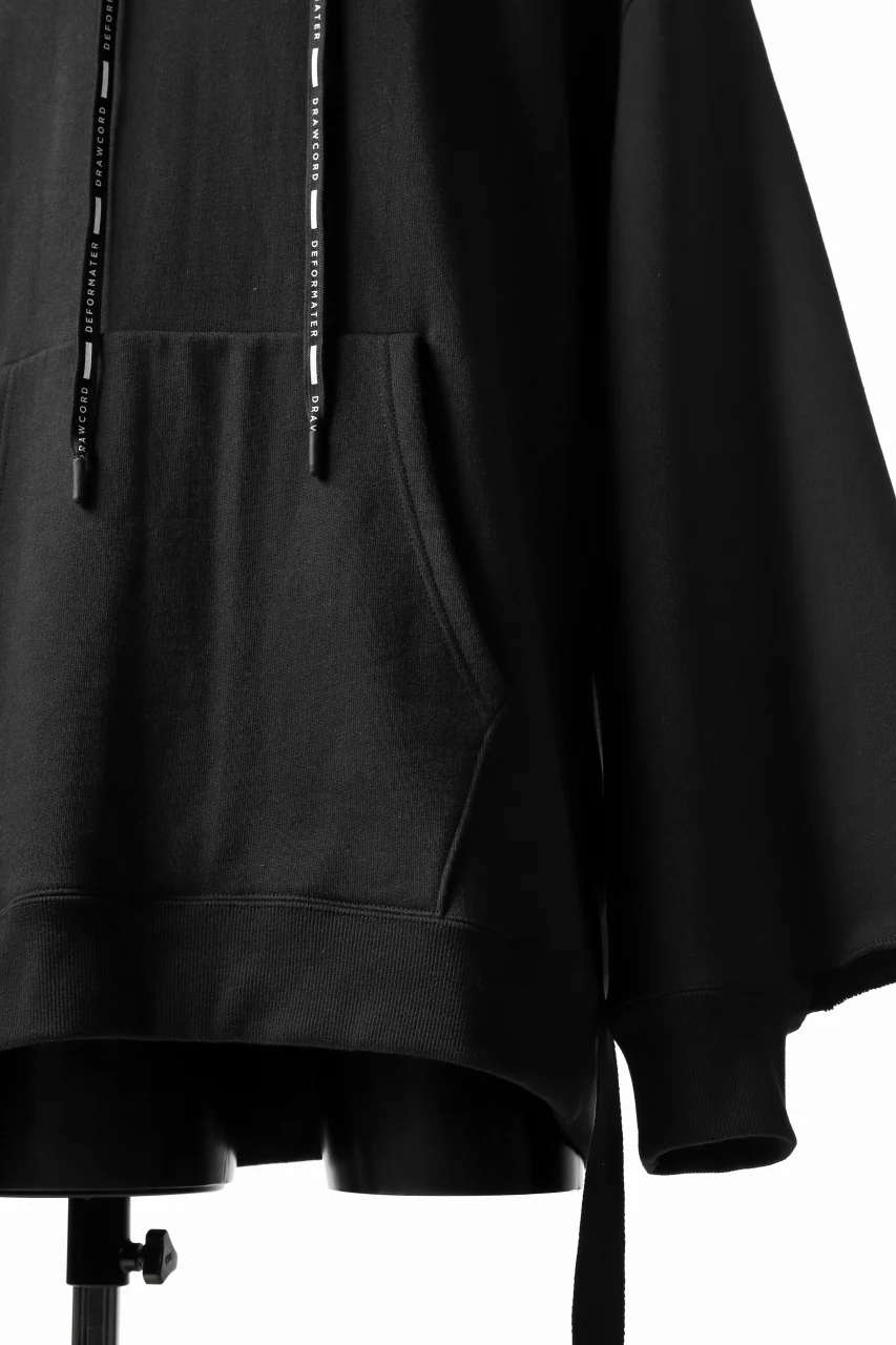 DEFORMATER.® CUTTING EDGE HOODIE / FLEECY HEAT COTTON (BLACK) - Image 22