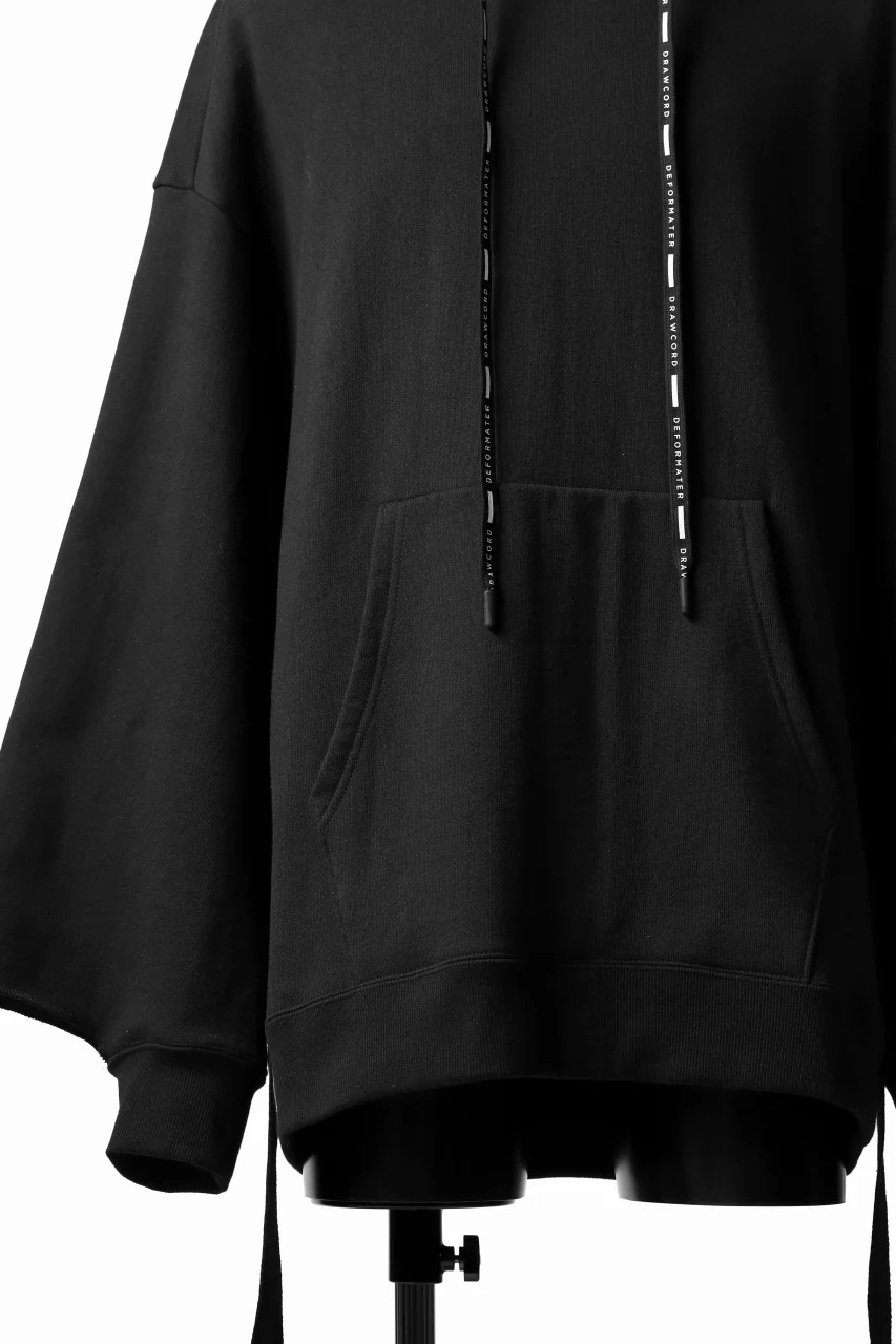 DEFORMATER.® CUTTING EDGE HOODIE / FLEECY HEAT COTTON (BLACK) - Image 23