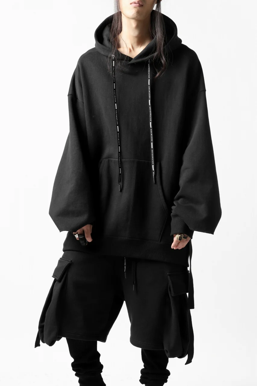 DEFORMATER.® CUTTING EDGE HOODIE / FLEECY HEAT COTTON (BLACK) - Image 33