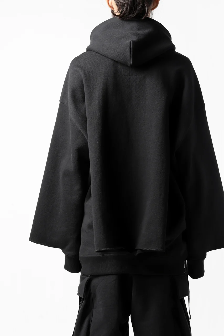 DEFORMATER.® CUTTING EDGE HOODIE / FLEECY HEAT COTTON (BLACK) - Image 35