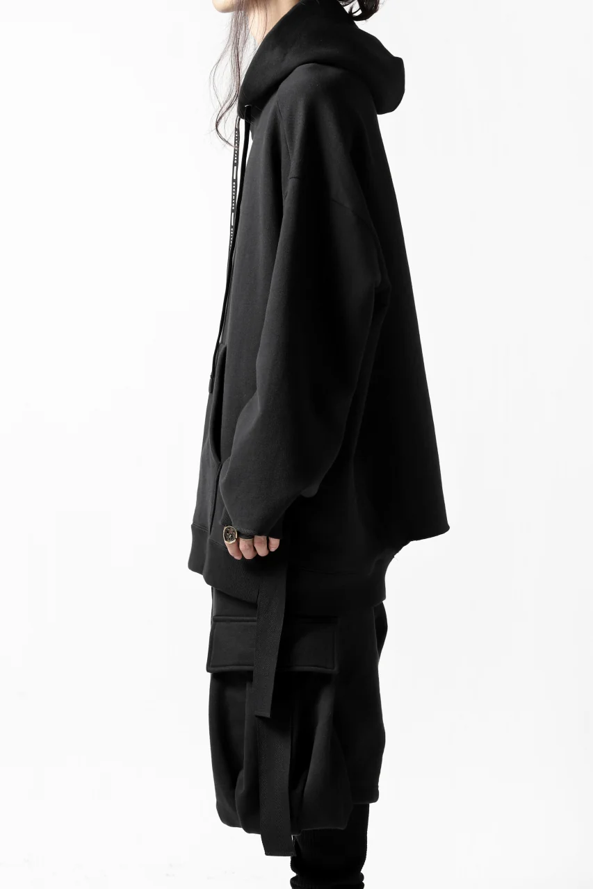 DEFORMATER.® CUTTING EDGE HOODIE / FLEECY HEAT COTTON (BLACK) - Image 36