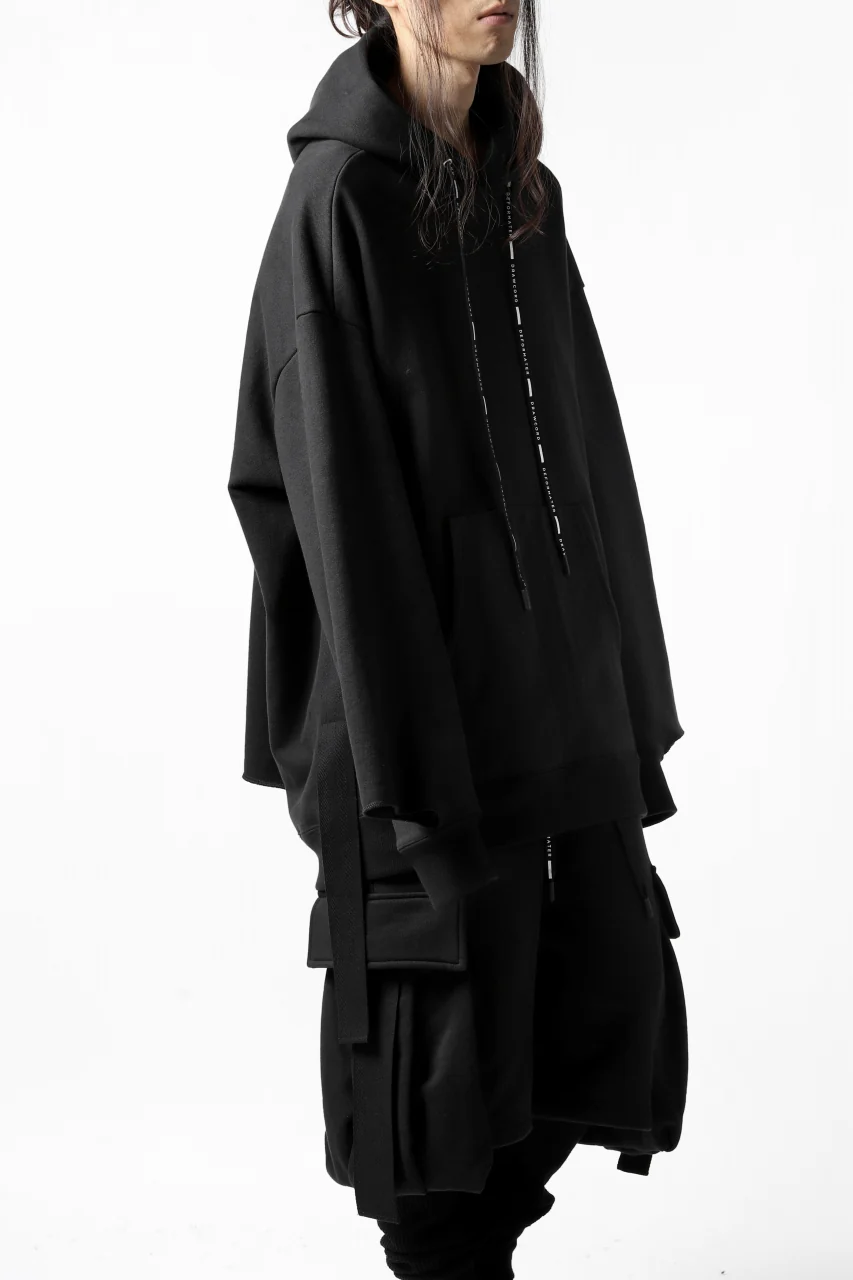 DEFORMATER.® CUTTING EDGE HOODIE / FLEECY HEAT COTTON (BLACK) - Image 37