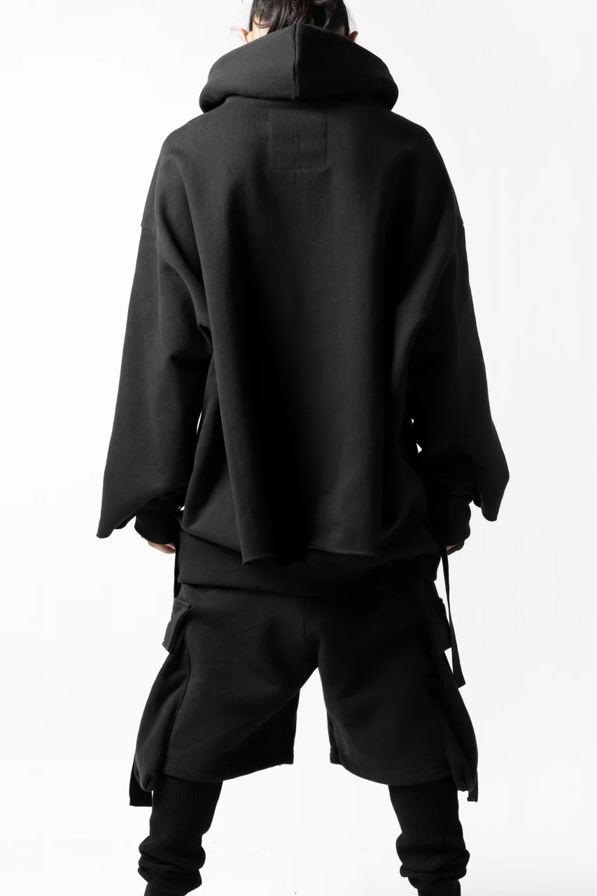 DEFORMATER.® CUTTING EDGE HOODIE / FLEECY HEAT COTTON (BLACK) - Image 38