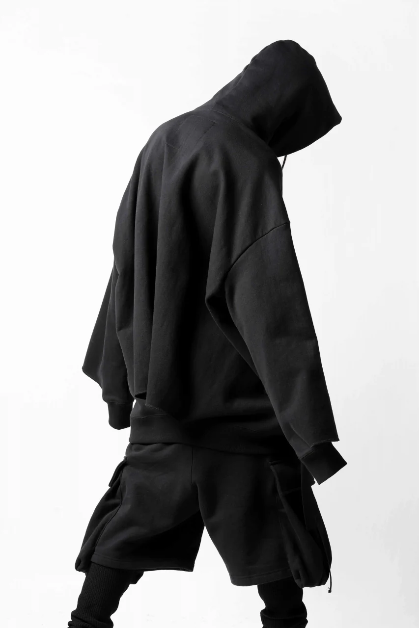 DEFORMATER.® CUTTING EDGE HOODIE / FLEECY HEAT COTTON (BLACK) - Image 40