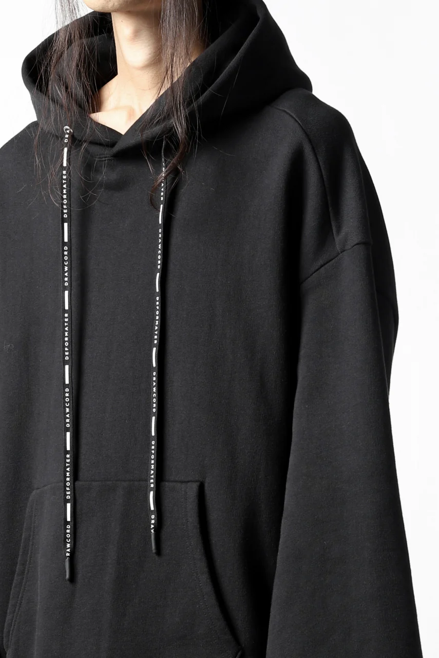 DEFORMATER.® CUTTING EDGE HOODIE / FLEECY HEAT COTTON (BLACK) - Image 42