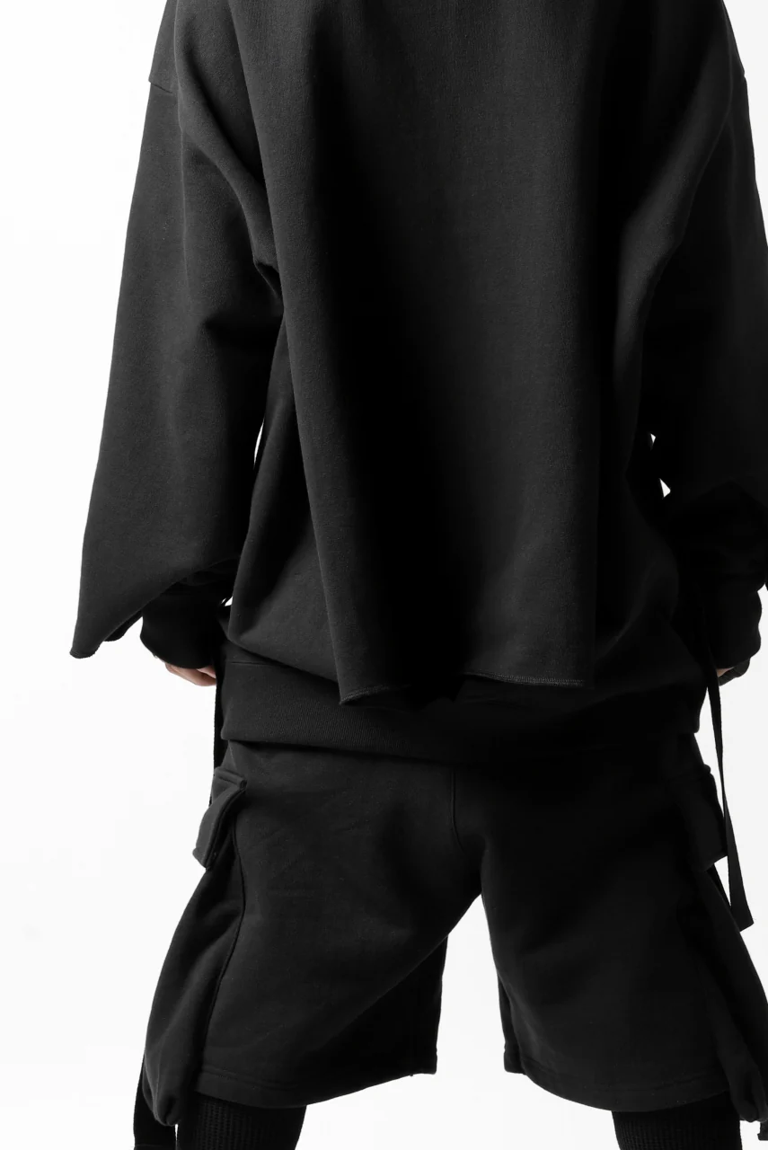 DEFORMATER.® CUTTING EDGE HOODIE / FLEECY HEAT COTTON (BLACK) - Image 45