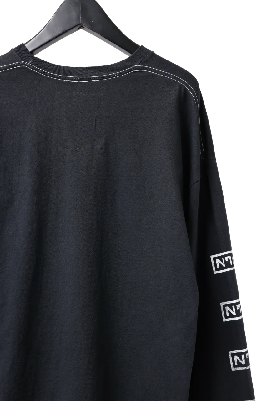 DEFORMATER.® DYEING LOOPWHEEL LS TOPS - HEAVEN (VINTAGE BLACK) - Image 10