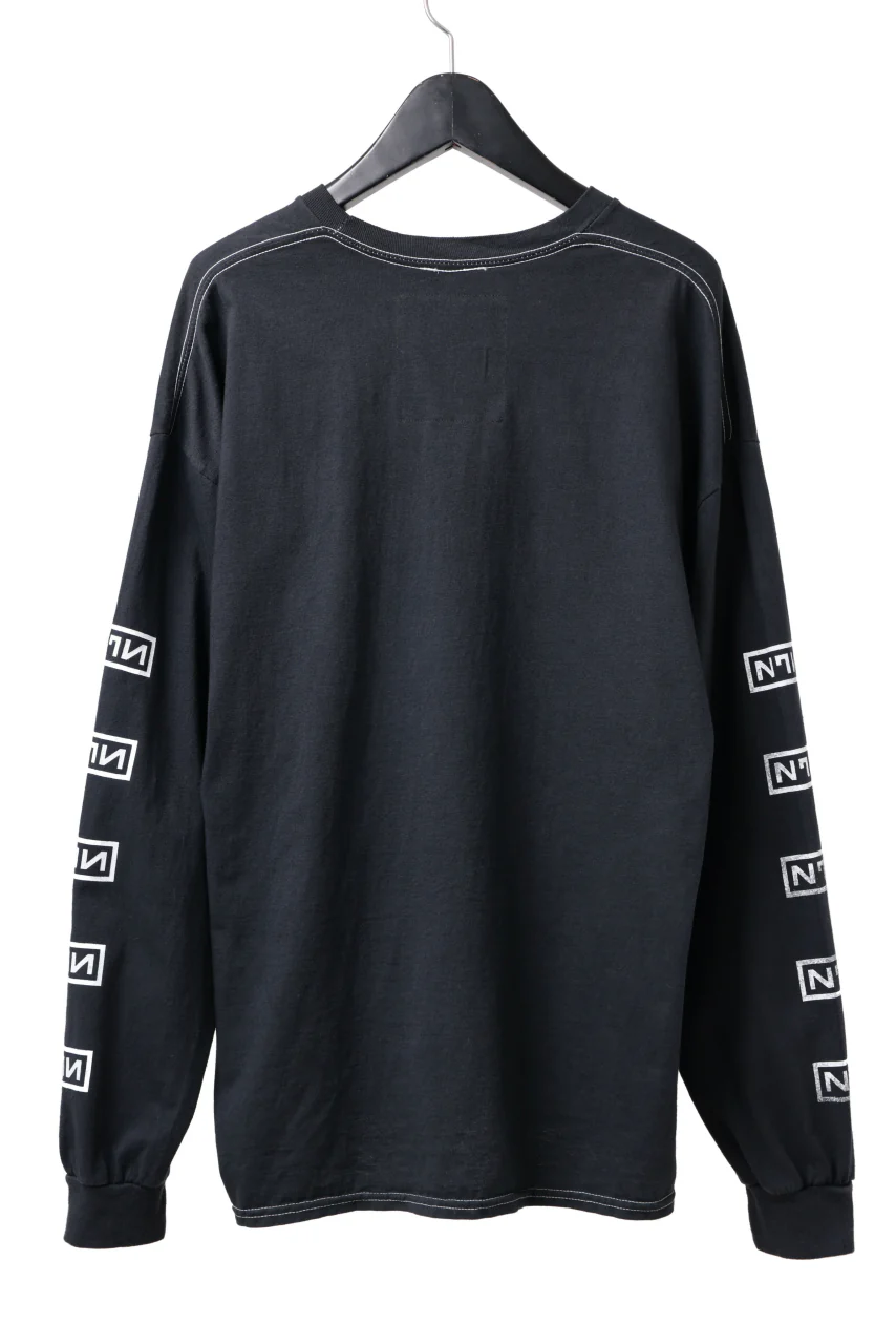 DEFORMATER.® DYEING LOOPWHEEL LS TOPS - HEAVEN (VINTAGE BLACK) - Image 3