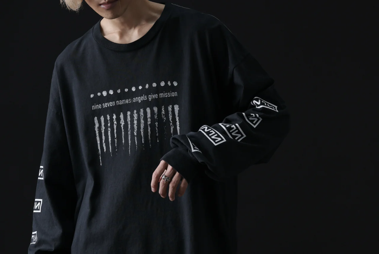 DEFORMATER.® DYEING LOOPWHEEL LS TOPS - HEAVEN (VINTAGE BLACK) - Image 32