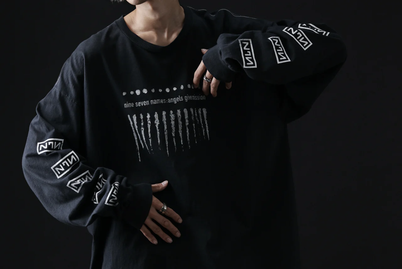 DEFORMATER.® DYEING LOOPWHEEL LS TOPS - HEAVEN (VINTAGE BLACK) - Image 33