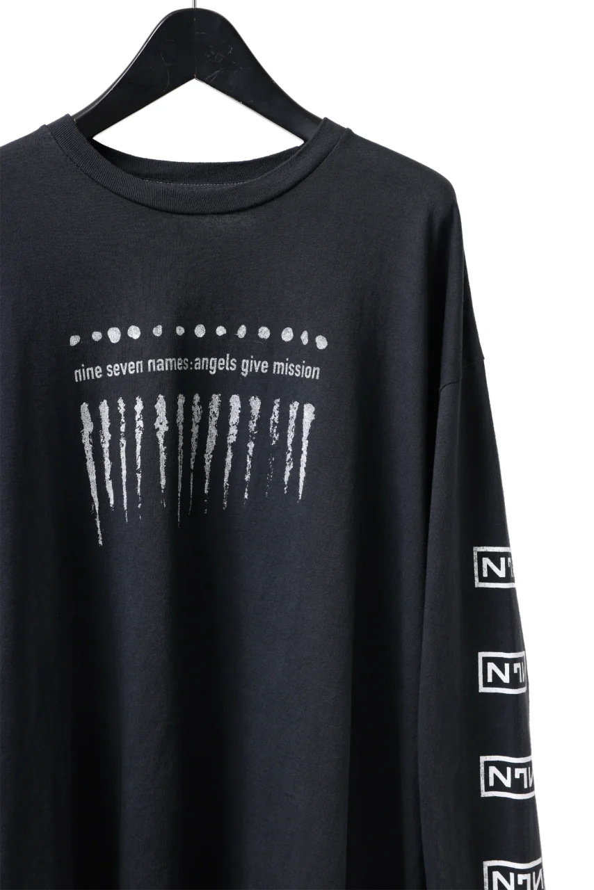 DEFORMATER.® DYEING LOOPWHEEL LS TOPS - HEAVEN (VINTAGE BLACK) - Image 6