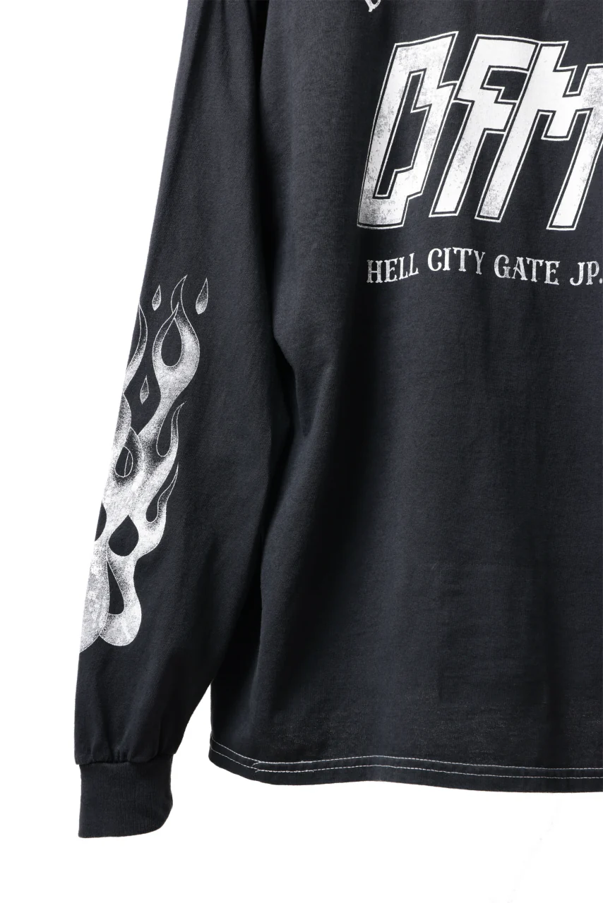 DEFORMATER.® DYEING LOOPWHEEL LS TOPS - HELL (VINTAGE BLACK) - Image 10