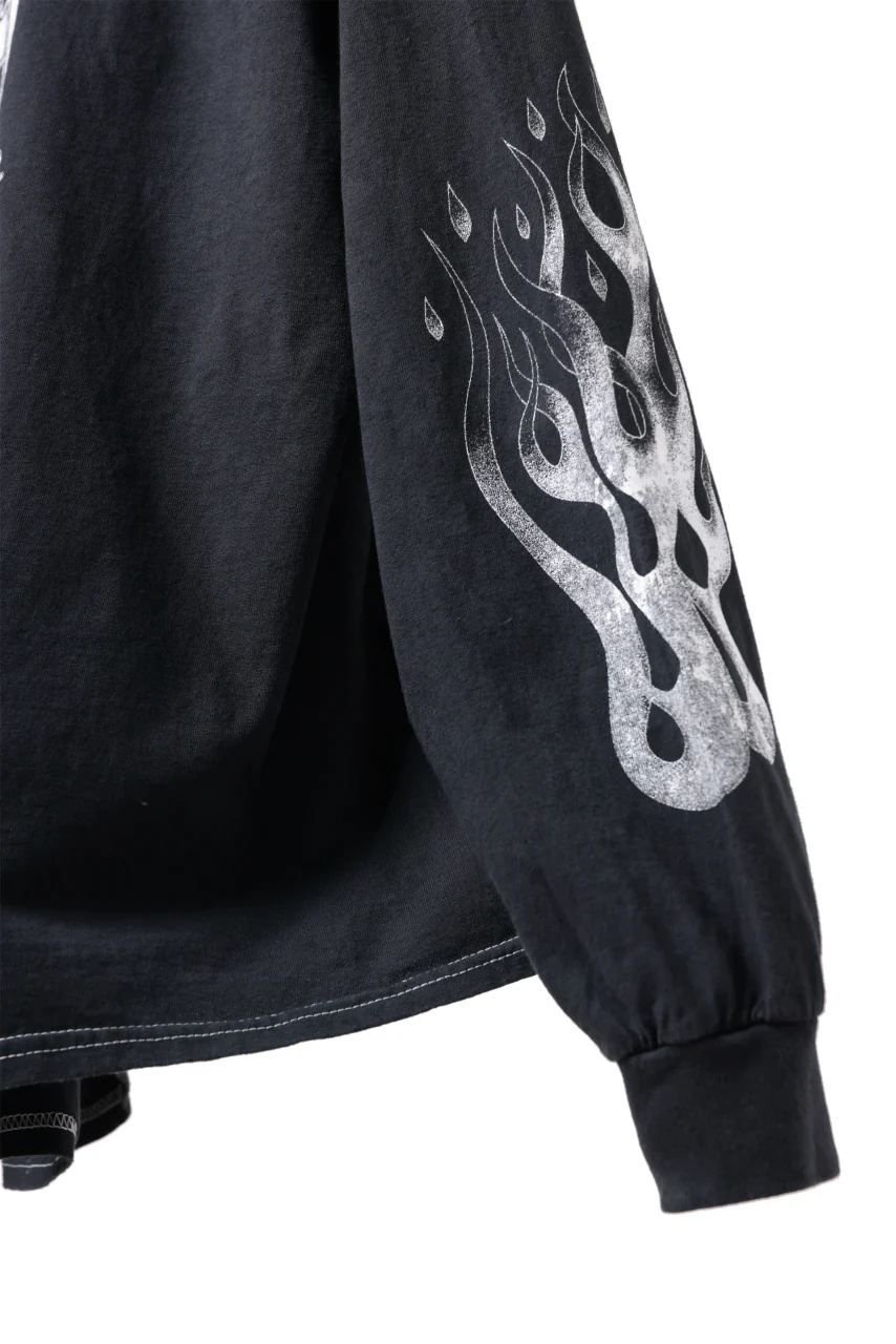 DEFORMATER.® DYEING LOOPWHEEL LS TOPS - HELL (VINTAGE BLACK) - Image 11