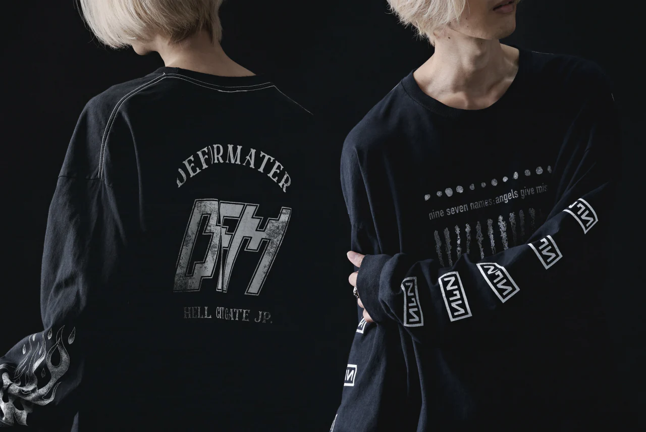 DEFORMATER.® DYEING LOOPWHEEL LS TOPS - HELL (VINTAGE BLACK) - Image 36