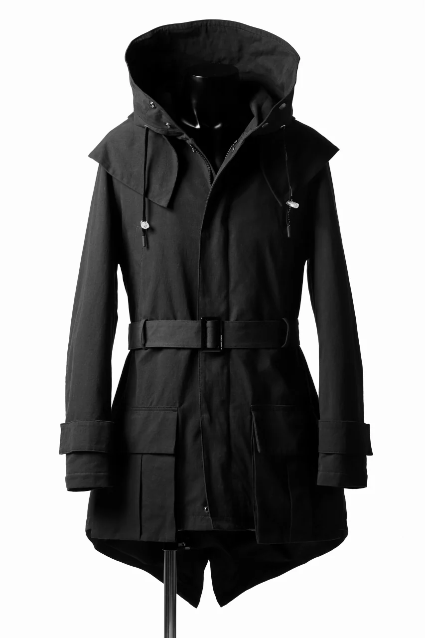 DEFORMATER.® FLAPPED MODS COAT / EXTRA WARM EDITION (BLACK)