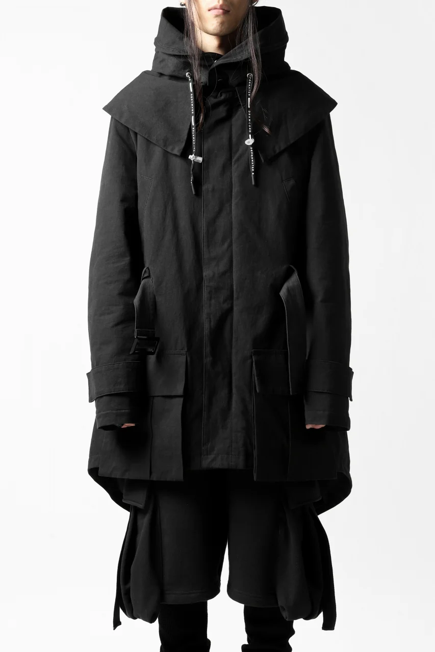 DEFORMATER.® FLAPPED MODS COAT / EXTRA WARM EDITION (BLACK) - Image 3