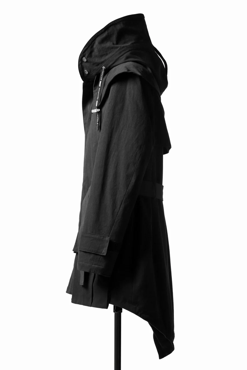 DEFORMATER.® FLAPPED MODS COAT / EXTRA WARM EDITION (BLACK) - Image 4