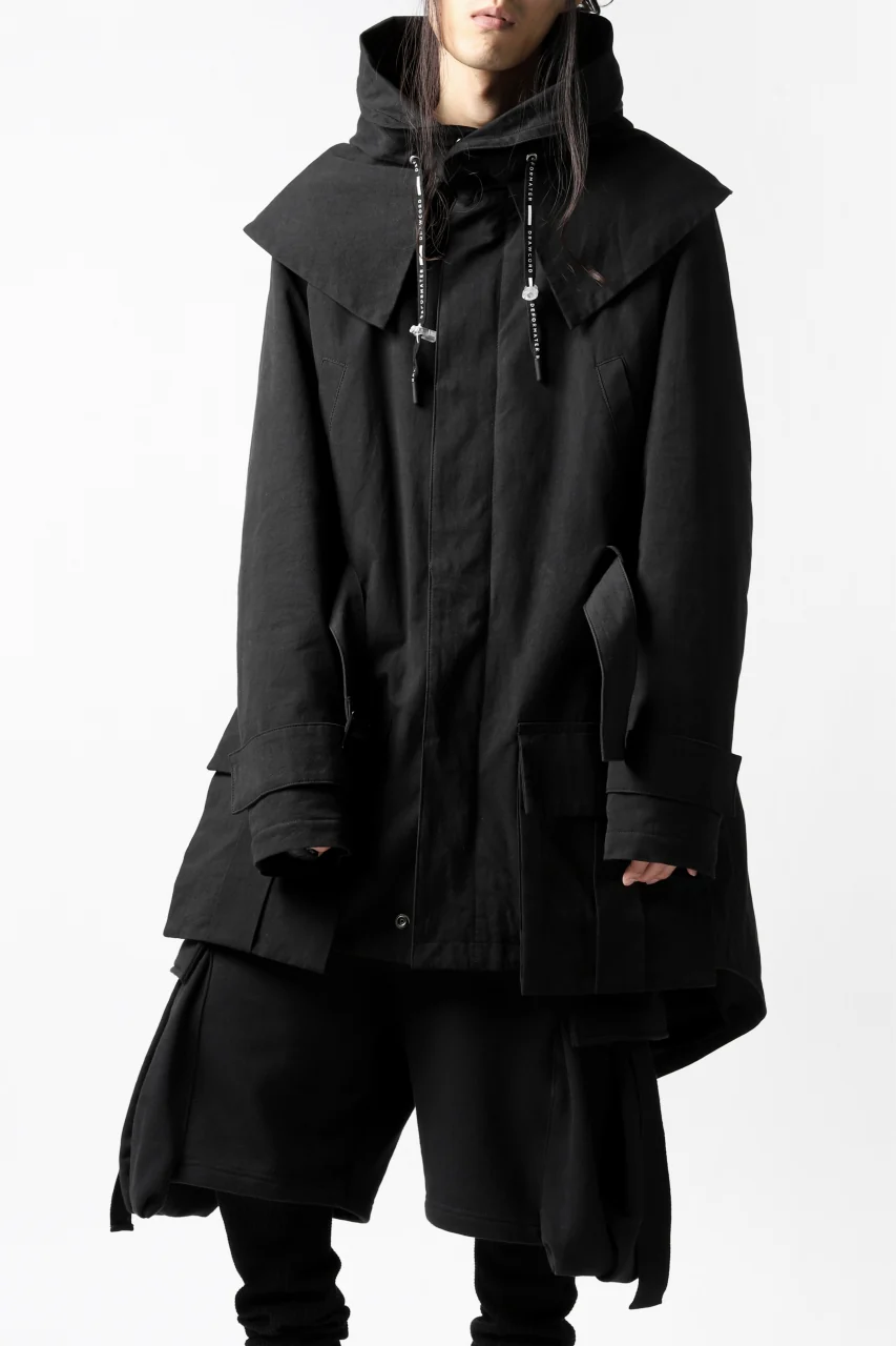DEFORMATER.® FLAPPED MODS COAT / EXTRA WARM EDITION (BLACK) - Image 9