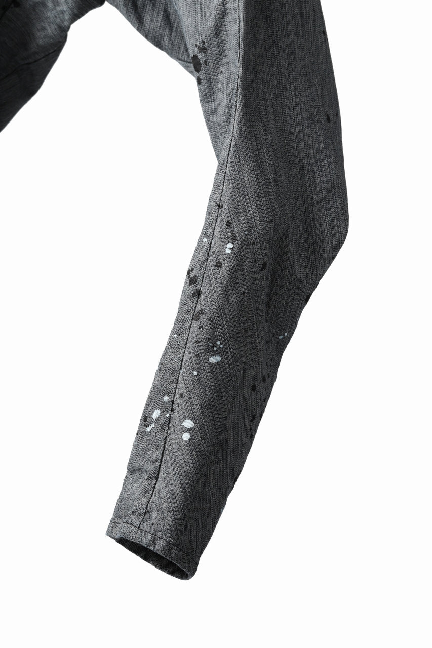 DEFORMATER.® "SPLASH" SLIM FIT JEANS WITH FLAP DETAIL / VERTICAL DENIM (ASPHALT) - Image 20