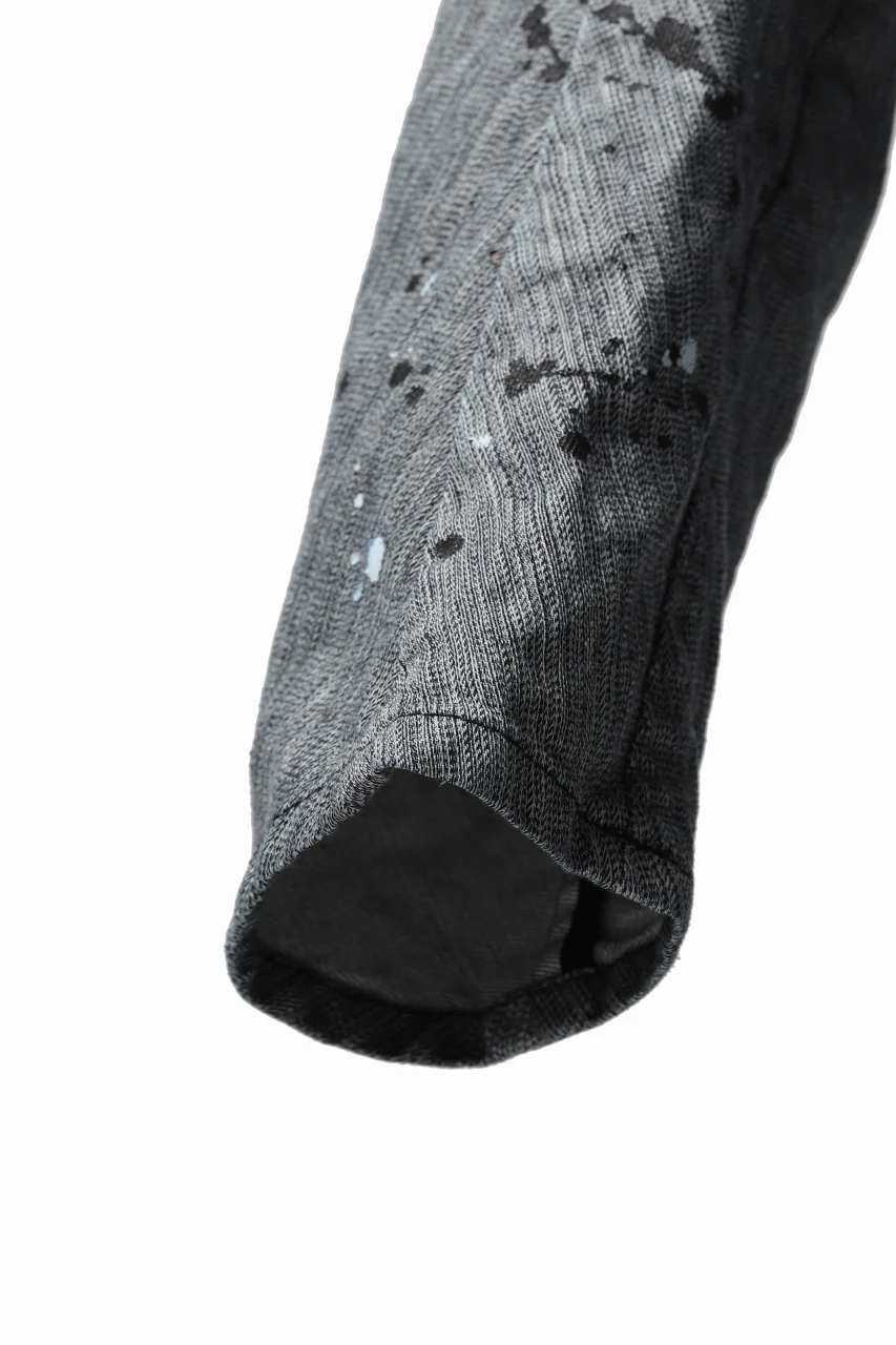 DEFORMATER.® "SPLASH" SLIM FIT JEANS WITH FLAP DETAIL / VERTICAL DENIM (ASPHALT) - Image 21