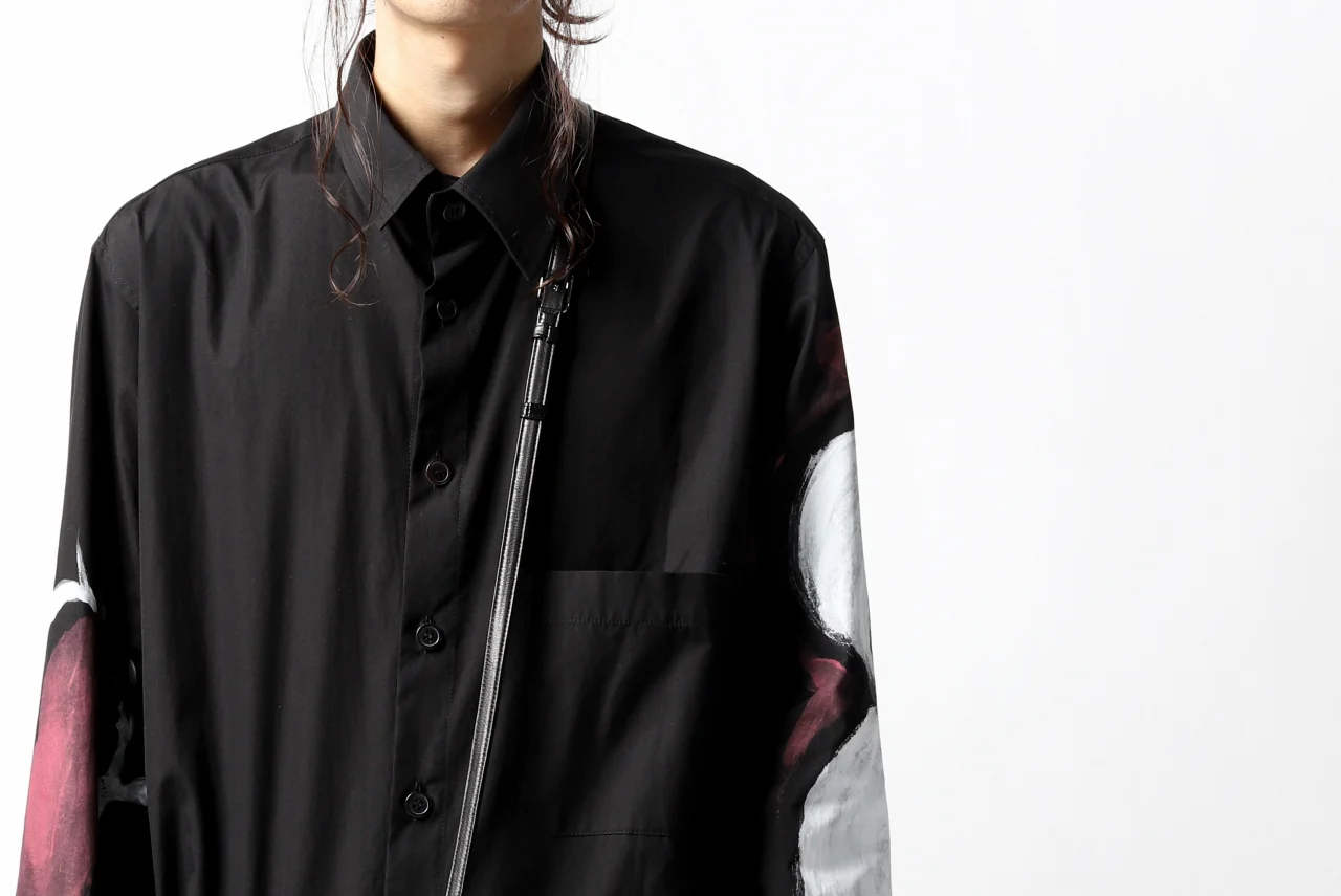 discord Yohji Yamamoto CLASP ZIP WALLET with SHOULDER STRAP (BLACK) - Image 43