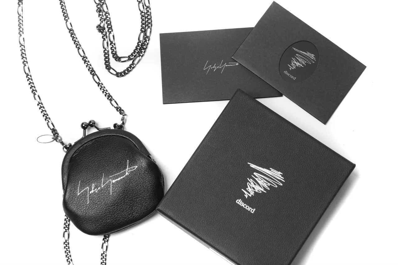 discord Yohji Yamamoto COIN WALLET NECKLACE (BLACK) - Image 15