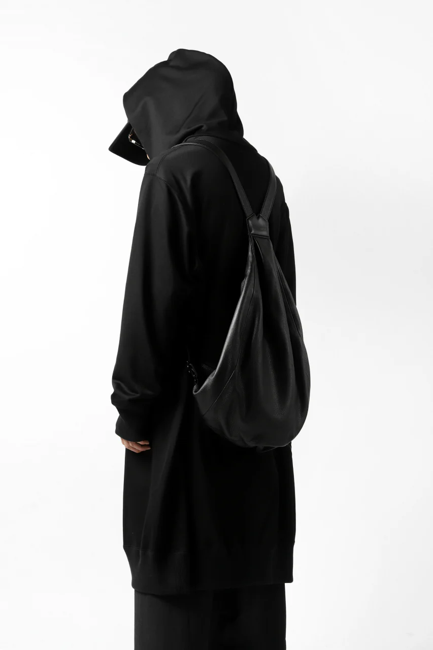 discord Yohji Yamamoto SOFT CALF SHRINK LEATHER BACK PACK (BLACK) - Image 21