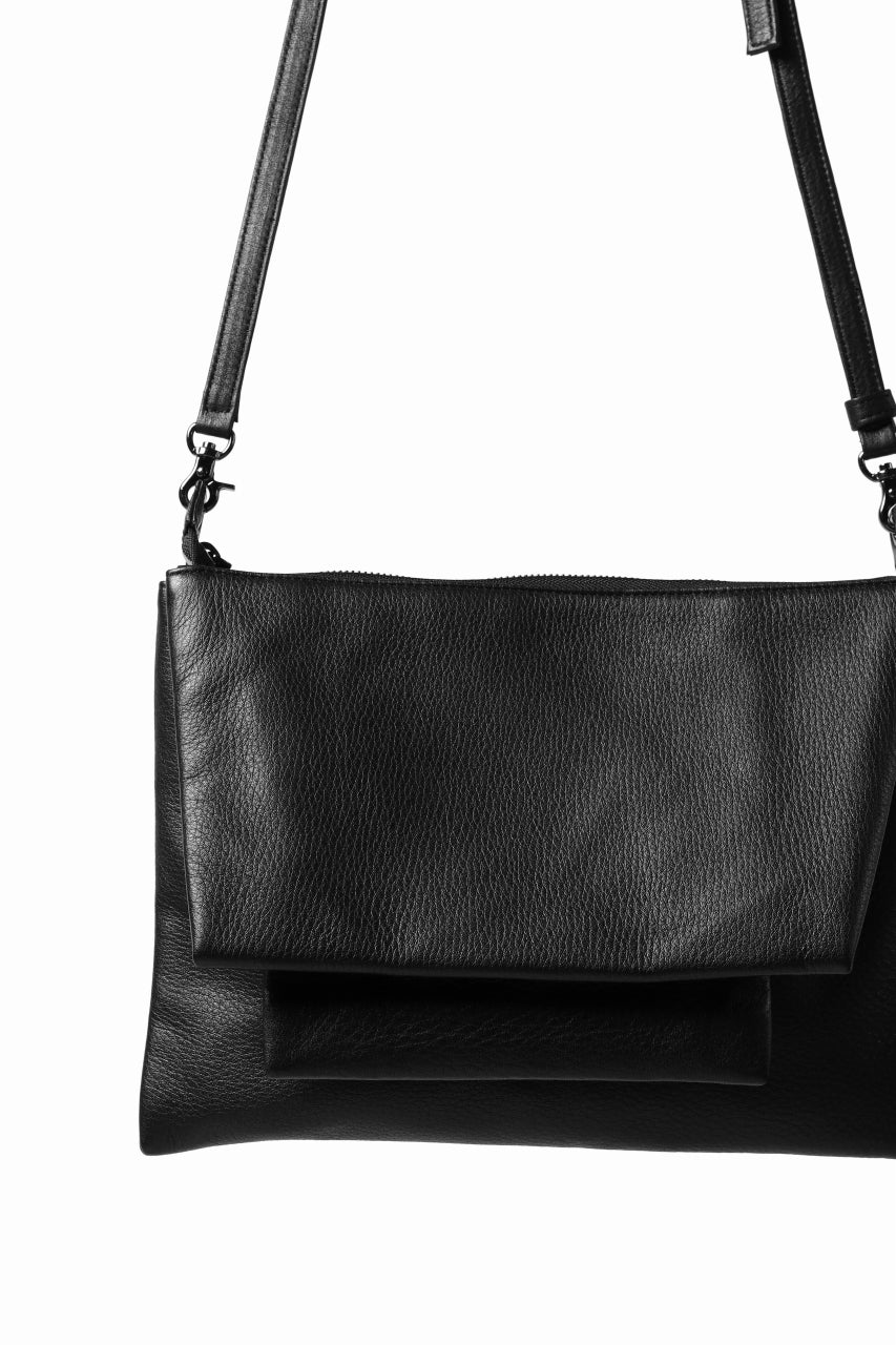 discord Yohji Yamamoto TRIPLE CLUTCH SHOULDER BAG (BLACK) - Image 5