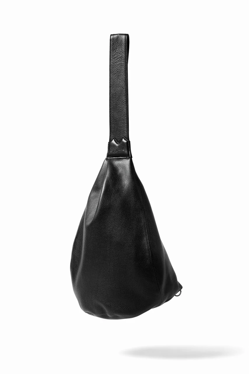 discord Yohji Yamamoto Y Body Bag M / Soft Shrink Cow Leather (BLACK) - Image 4