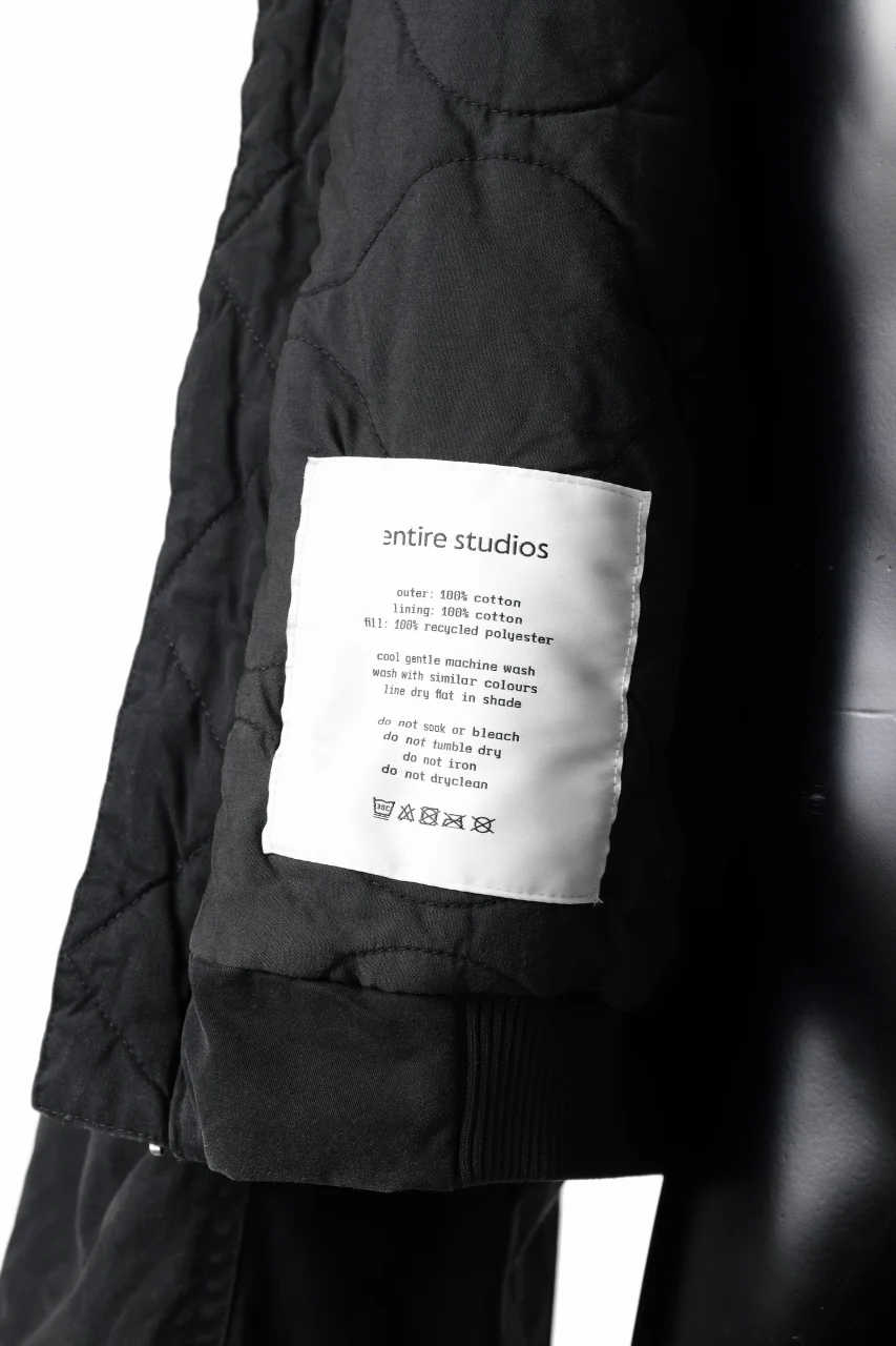 entire studios A-4 BOMBER PADDED JACKET (IRON) - Image 14