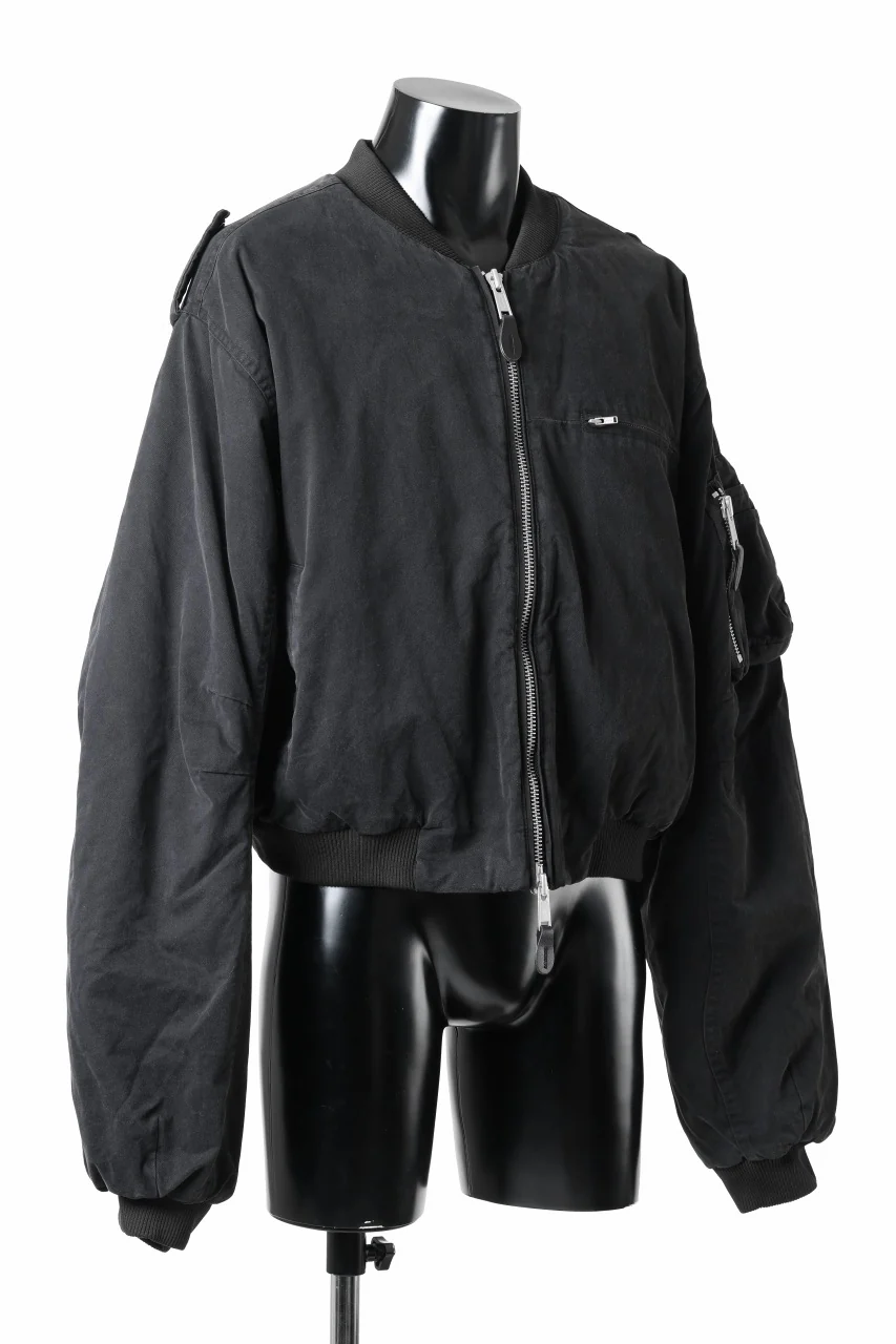 entire studios A-4 BOMBER PADDED JACKET (IRON) - Image 2