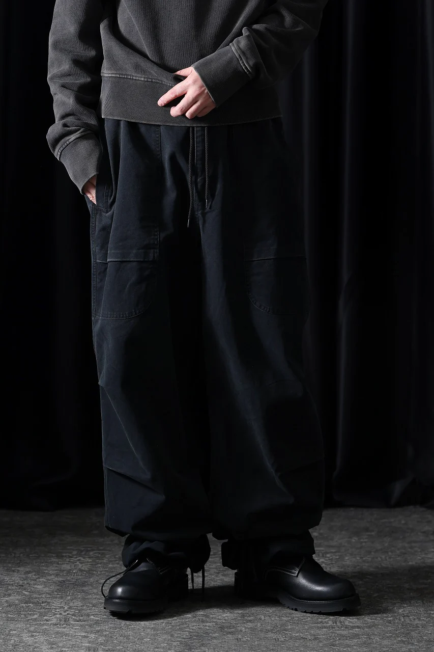 entire studios BARREN CARGO TROUSERS (WASHED BLACK) - Image 2