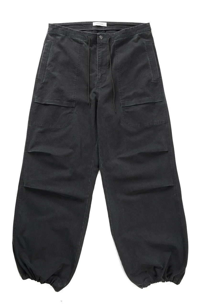 entire studios BARREN CARGO TROUSERS (WASHED BLACK) - Image 5