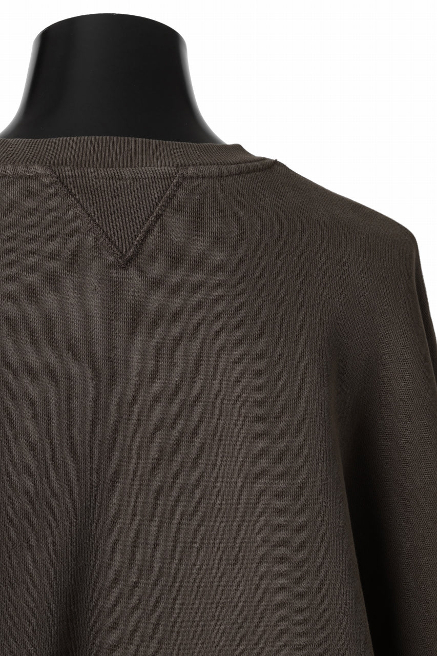 entire studios BOX CREW SWEAT PULLOVER (BRUNETTE) - Image 10