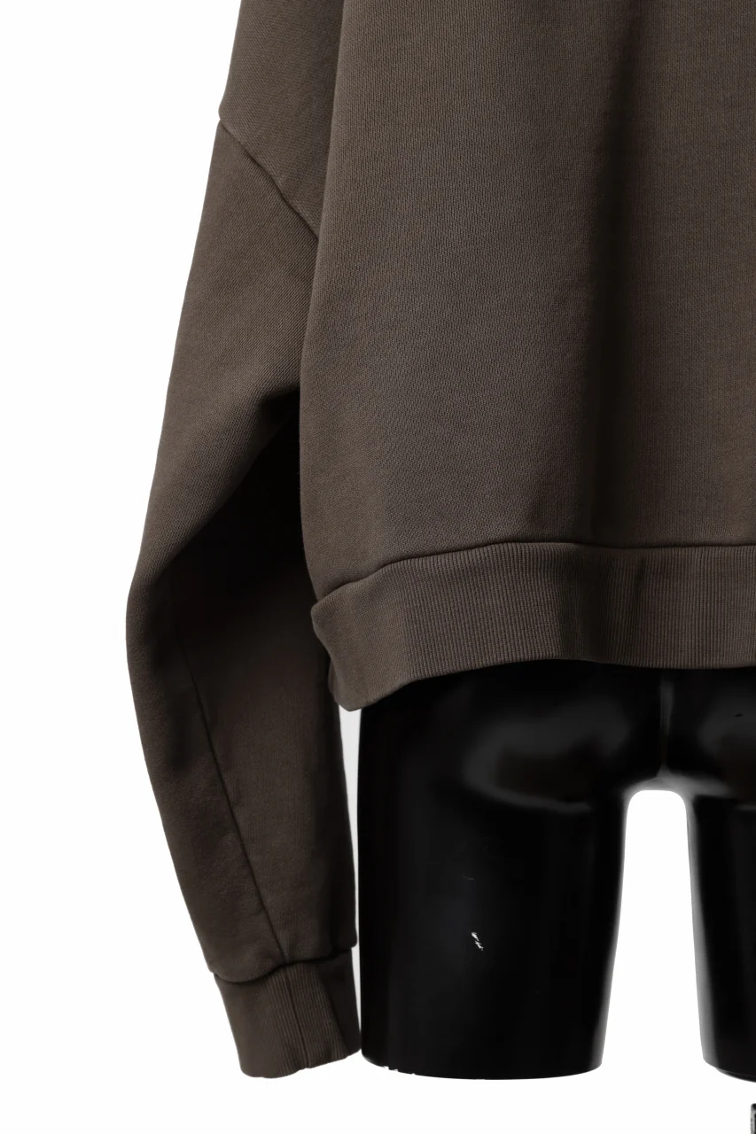entire studios BOX CREW SWEAT PULLOVER (BRUNETTE) - Image 11