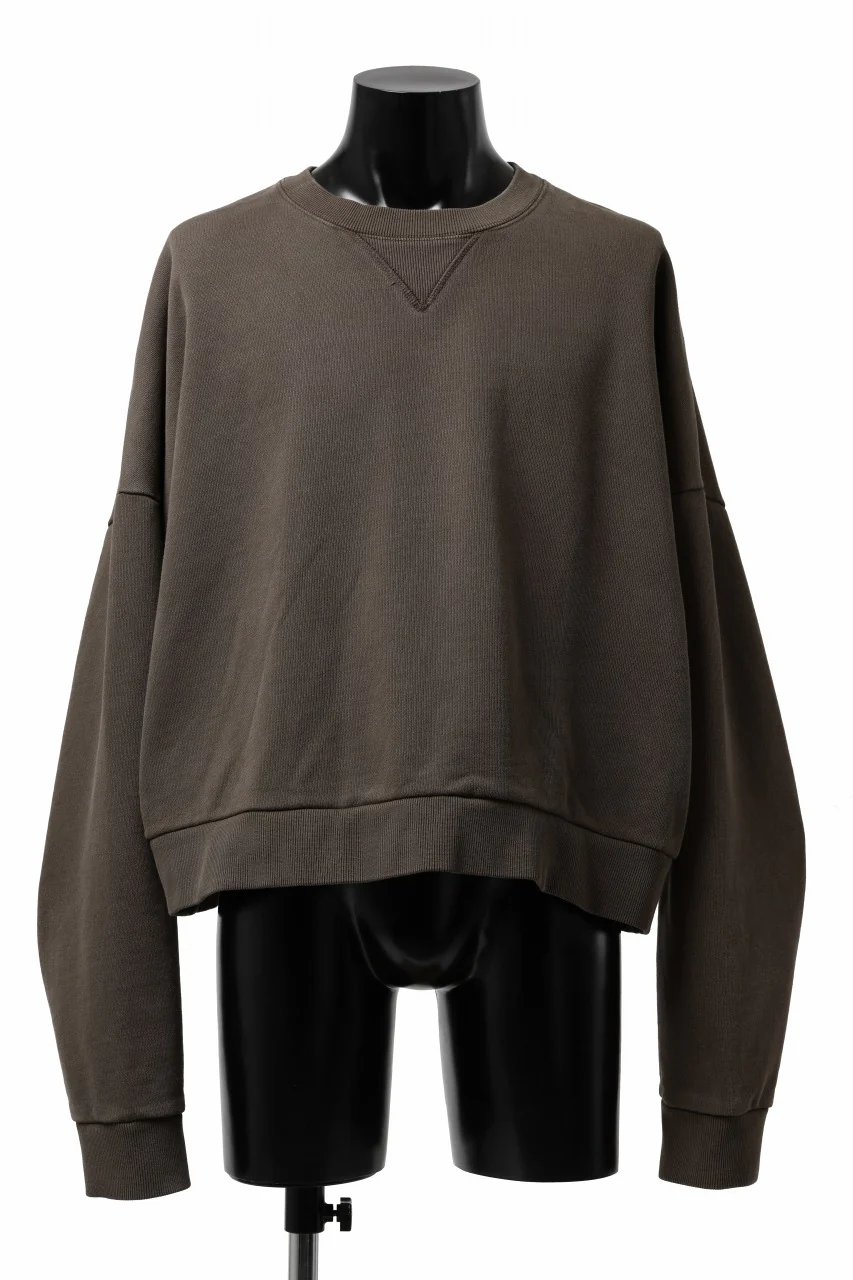 entire studios BOX CREW SWEAT PULLOVER (BRUNETTE) - Image 12