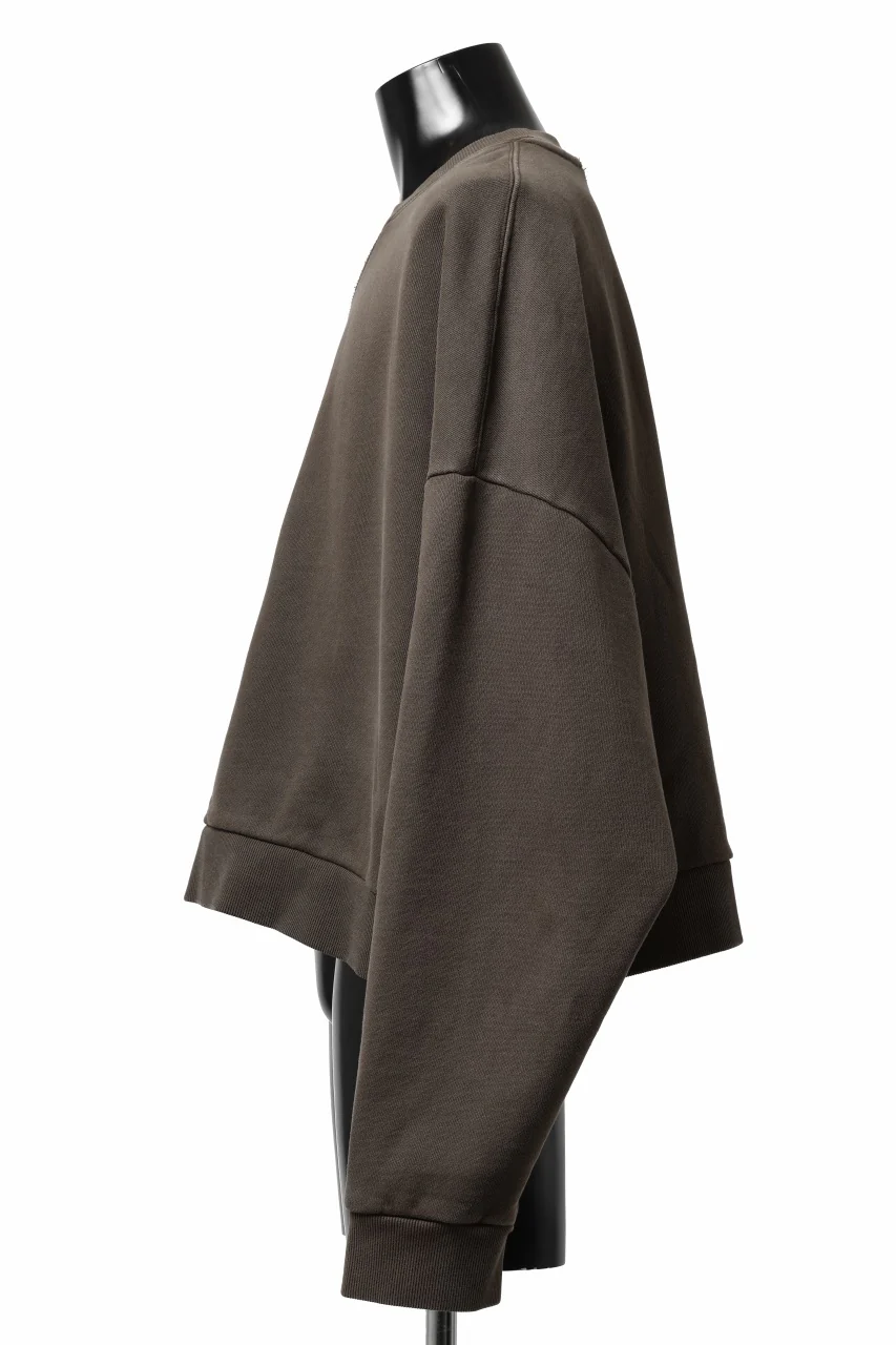 entire studios BOX CREW SWEAT PULLOVER (BRUNETTE) - Image 14