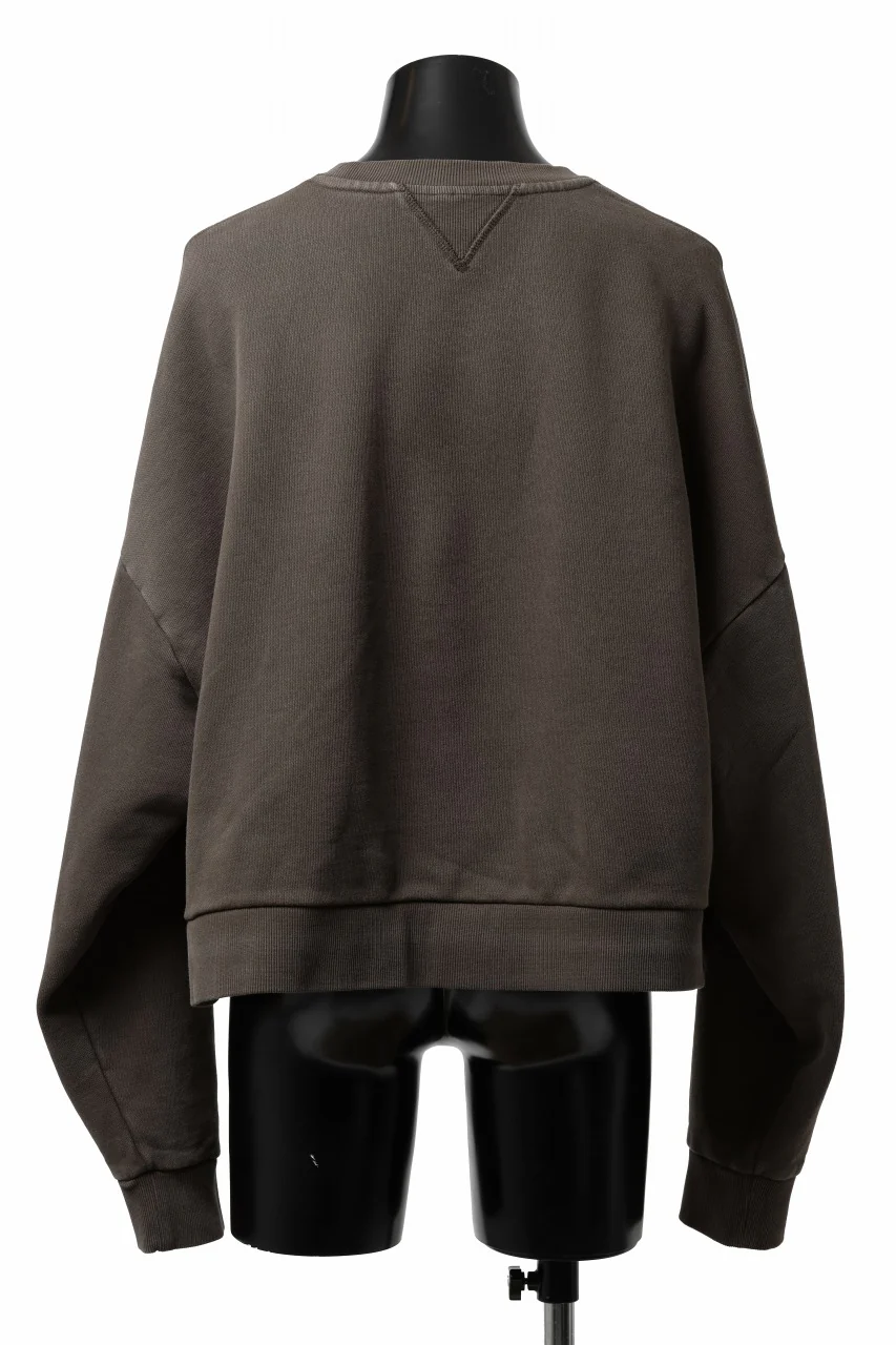 entire studios BOX CREW SWEAT PULLOVER (BRUNETTE) - Image 15