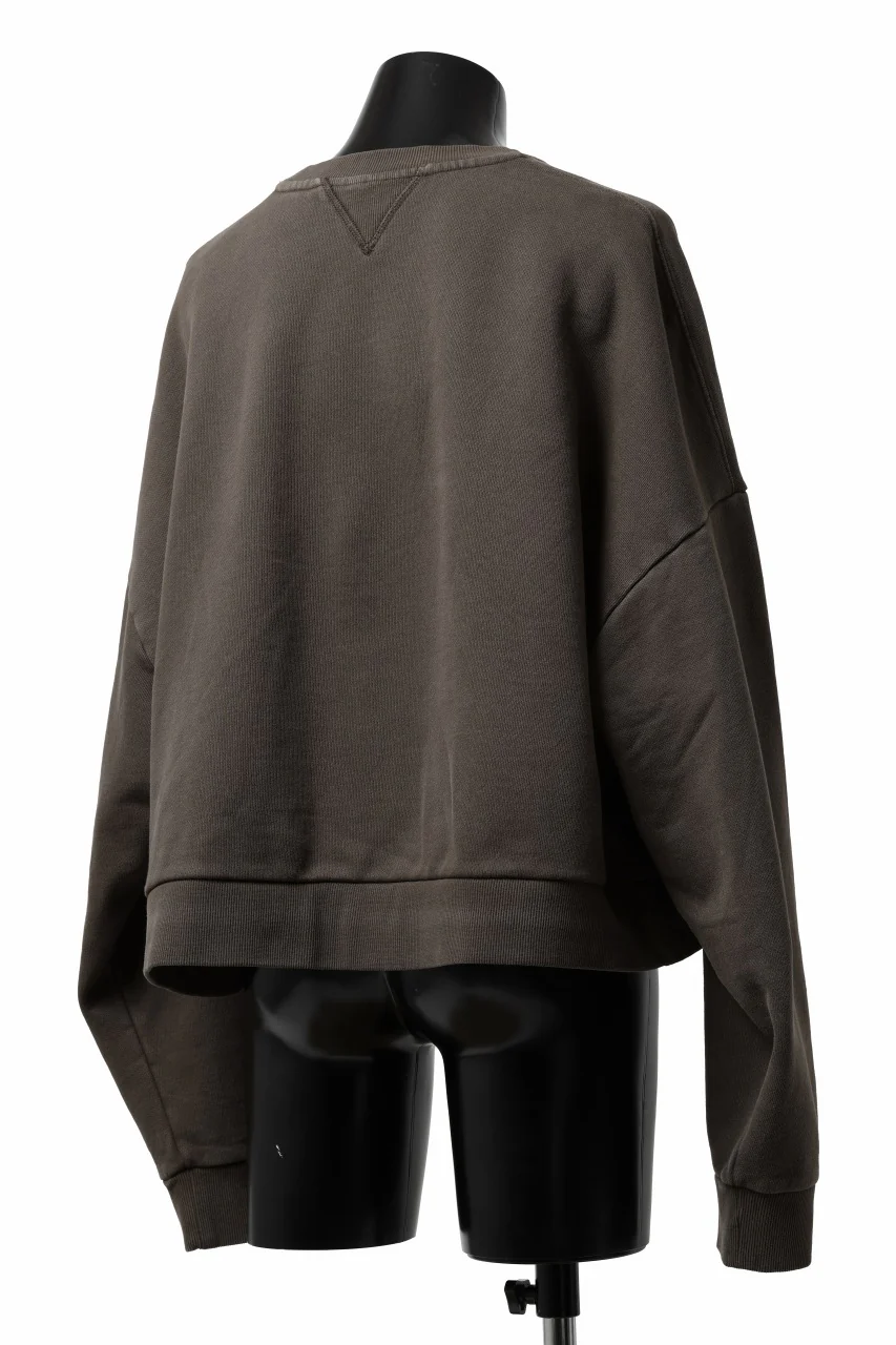 entire studios BOX CREW SWEAT PULLOVER (BRUNETTE) - Image 16