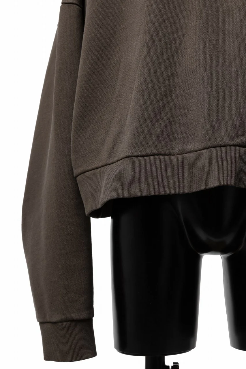 entire studios BOX CREW SWEAT PULLOVER (BRUNETTE) - Image 19