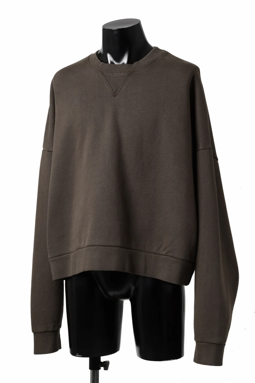 entire studios BOX CREW SWEAT PULLOVER (BRUNETTE) - Image 2