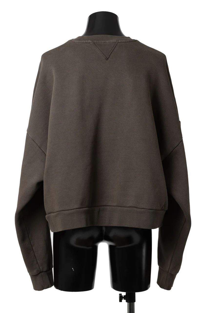 entire studios BOX CREW SWEAT PULLOVER (BRUNETTE) - Image 4