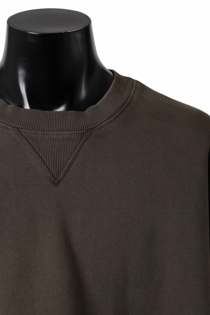 entire studios BOX CREW SWEAT PULLOVER (BRUNETTE) - Image 5