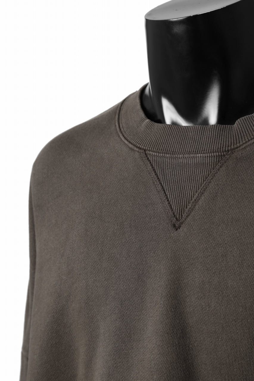 entire studios BOX CREW SWEAT PULLOVER (BRUNETTE) - Image 6