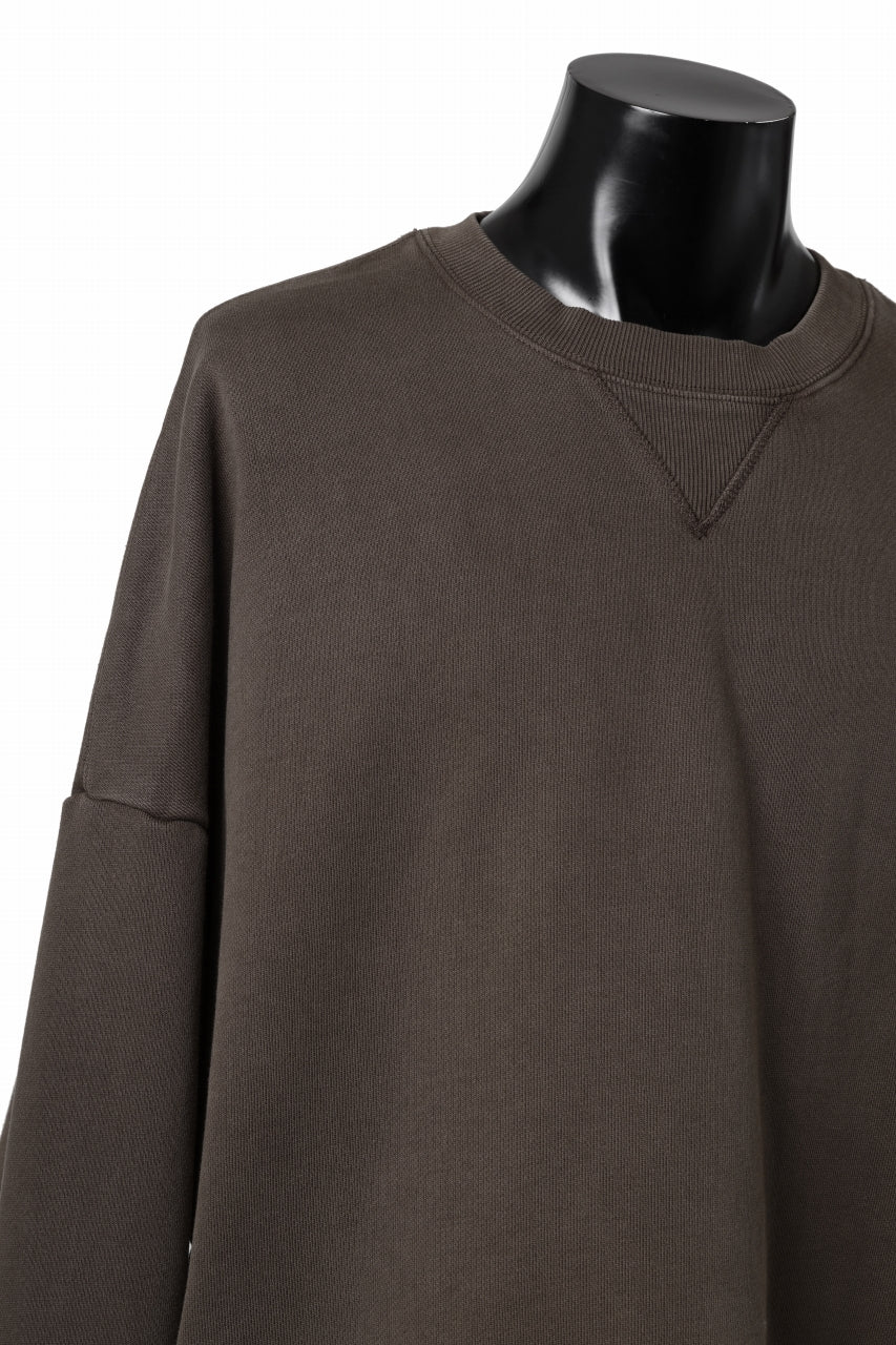 entire studios BOX CREW SWEAT PULLOVER (BRUNETTE) - Image 7